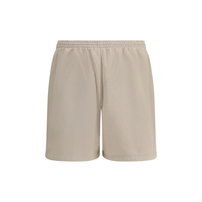 Balenciaga Beige Cotton Bermuda Shorts