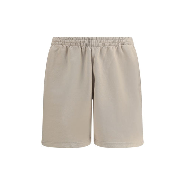 Balenciaga Beige Cotton Bermuda Shorts
