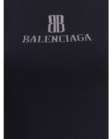 Balenciaga Black Viscose Top