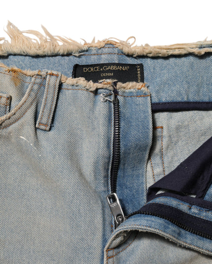 Dolce & Gabbana Light Blue High Waist Skinny Denim Jeans