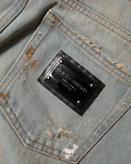 Dolce & Gabbana Light Blue High Waist Skinny Denim Jeans