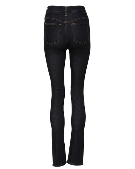 Dolce & Gabbana Blue Cotton High Waist Skinny Denim Jeans