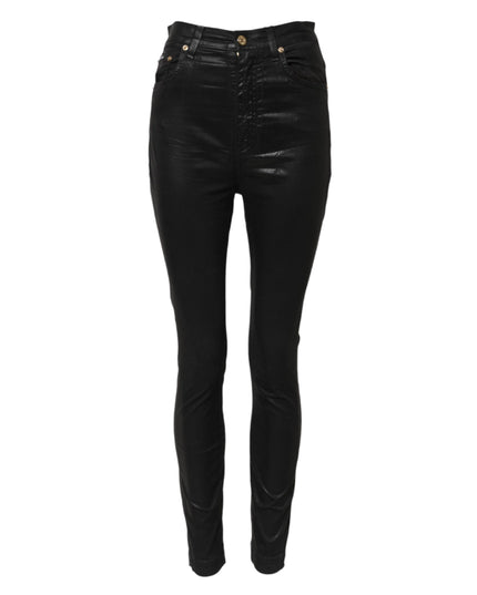 Dolce & Gabbana Black GRACE High Waist Skinny Denim Jeans