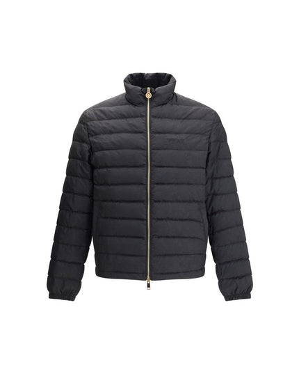 Versace Black Polyester Shell Jacket