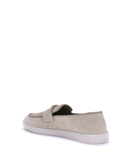 Prada Beige Rubber Slip-On Loafers