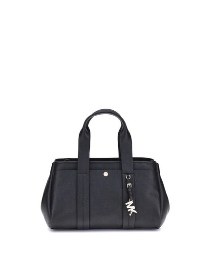 Michael Kors Black Calf Leather Bos Taurus Shoulder Bag