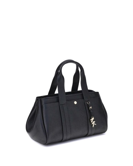 Michael Kors Black Calf Leather Bos Taurus Shoulder Bag