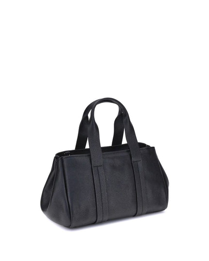 Michael Kors Black Calf Leather Bos Taurus Shoulder Bag