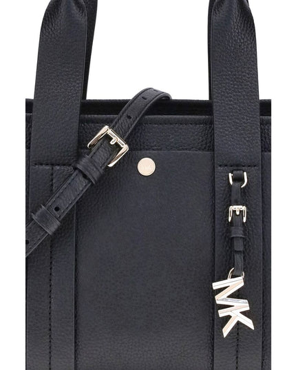 Michael Kors Black Calf Leather Bos Taurus Shoulder Bag