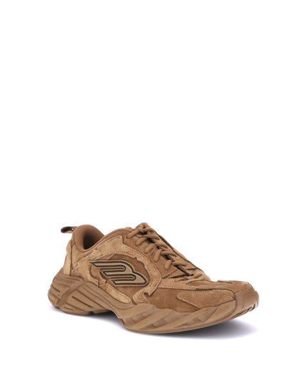 Balenciaga Brown Polyester Athletic Sneakers