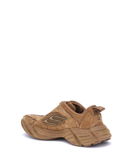 Balenciaga Brown Polyester Athletic Sneakers