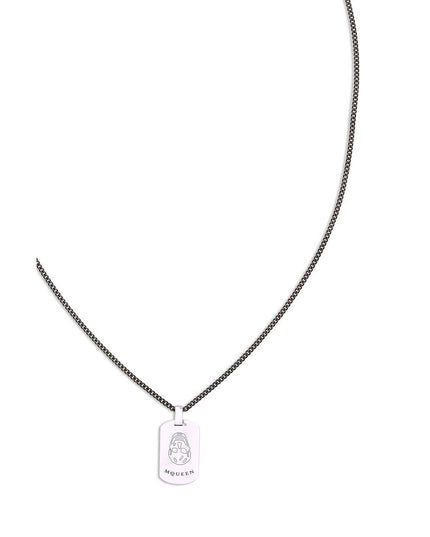 Alexander McQueen Silver Metal Necklace