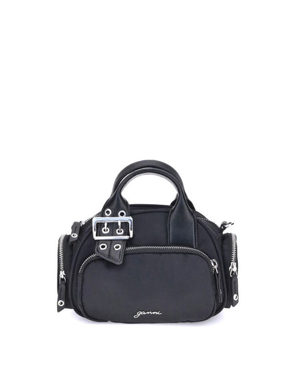 Ganni Black Nylon Shoulder Bag