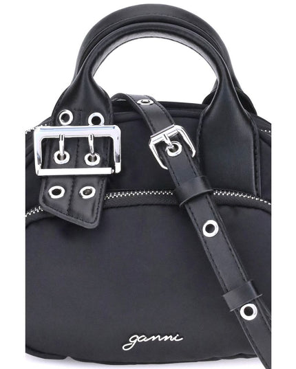 Ganni Black Nylon Shoulder Bag