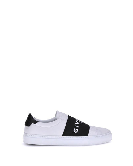Givenchy White Calf Leather Bos Taurus Low Top Sneakers