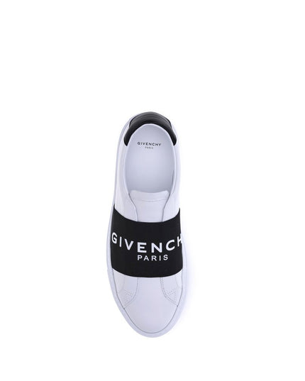 Givenchy White Calf Leather Bos Taurus Low Top Sneakers