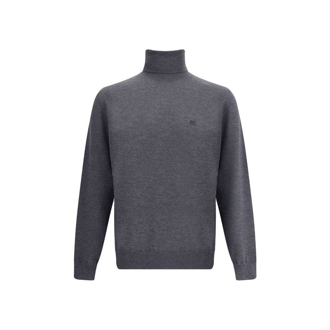 Etro Gray Wool Turtleneck