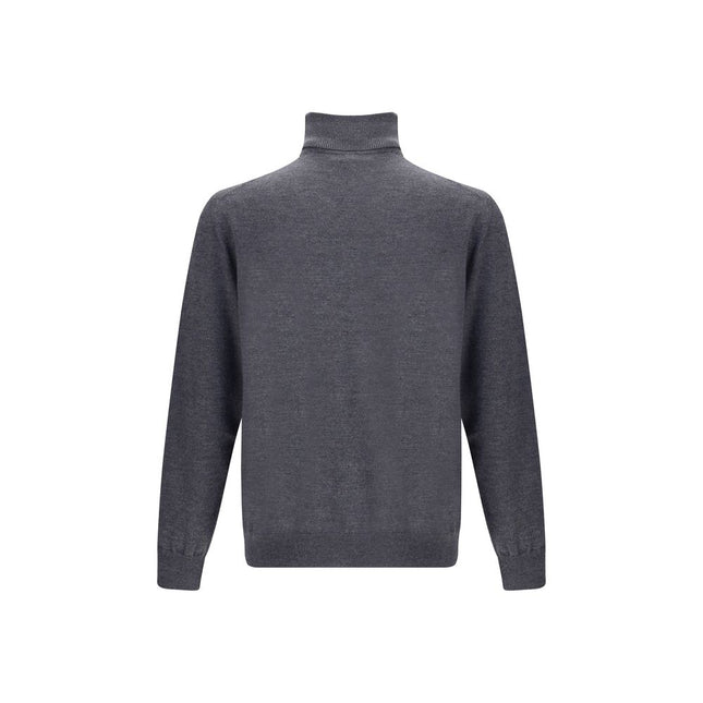 Etro Gray Wool Turtleneck