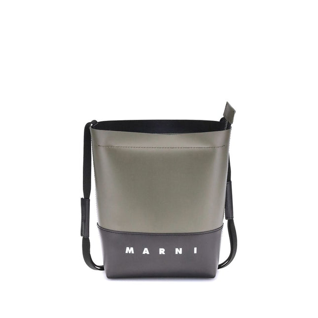 Marni Green Polyester Shoulder Bag