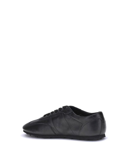 Marni Black Calf Leather Bos Taurus Athletic Sneakers