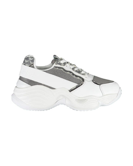 Emporio Armani White Polyester Sneaker