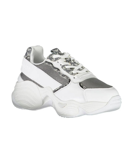 Emporio Armani White Polyester Sneaker