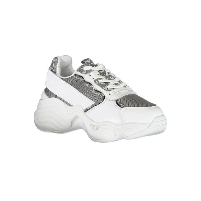 Emporio Armani White Polyester Sneaker