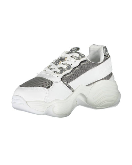 Emporio Armani White Polyester Sneaker