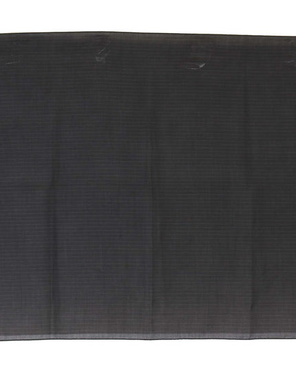 Dolce & Gabbana Gray 100% Wool Striped Pattern Wrap Scarf