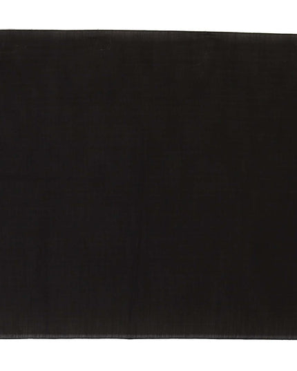 Dolce & Gabbana Dark Gray Virgin Wool Striped Pattern Wrap Scarf