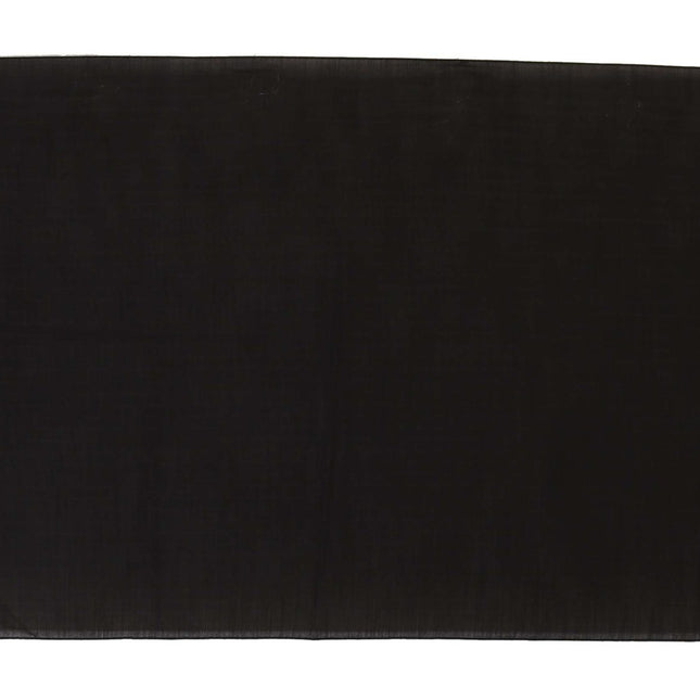 Dolce & Gabbana Dark Gray Virgin Wool Striped Pattern Wrap Scarf