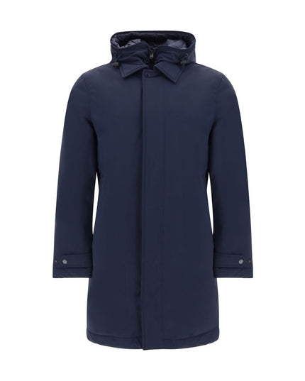 Woolrich Blue Polyester Coat