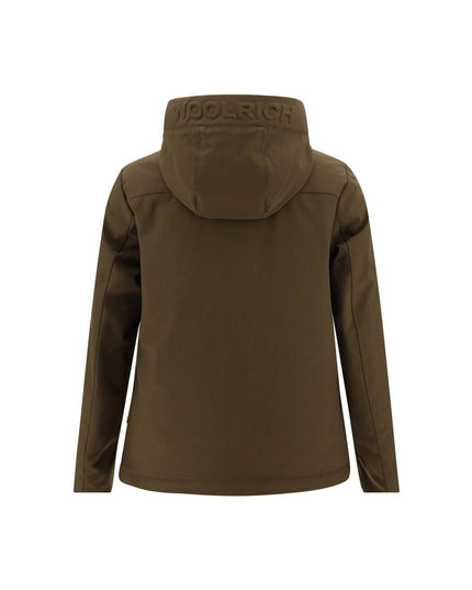 Woolrich Green Polyester Shell Jacket