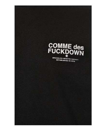 Comme Des Fuckdown Black Cotton Men's Crewneck Sweater