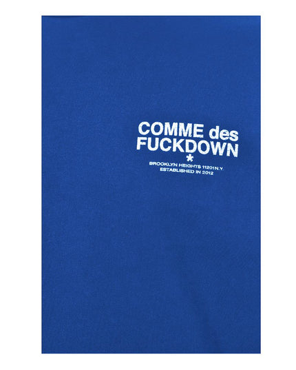Comme Des Fuckdown Blue Cotton Men Sweater