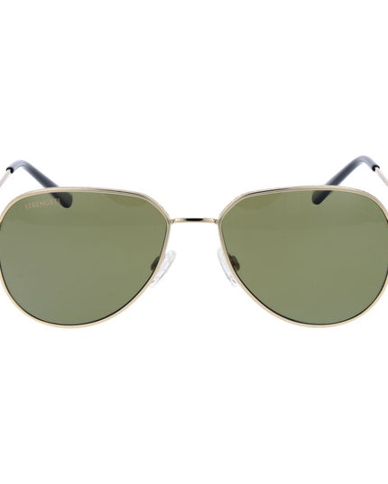Serengeti Gold Plastic Sunglasses