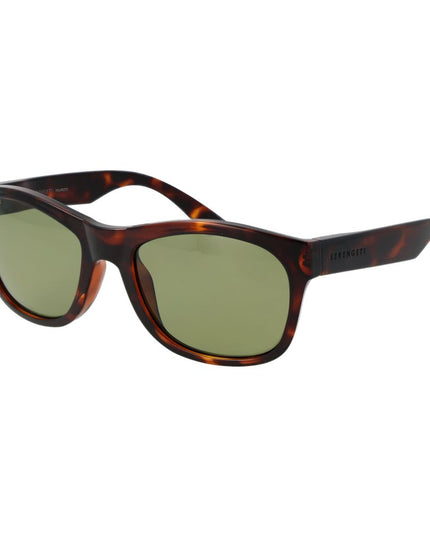 Serengeti Brown Plastic Sunglasses