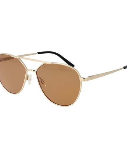 Serengeti Gold Plastic Sunglasses