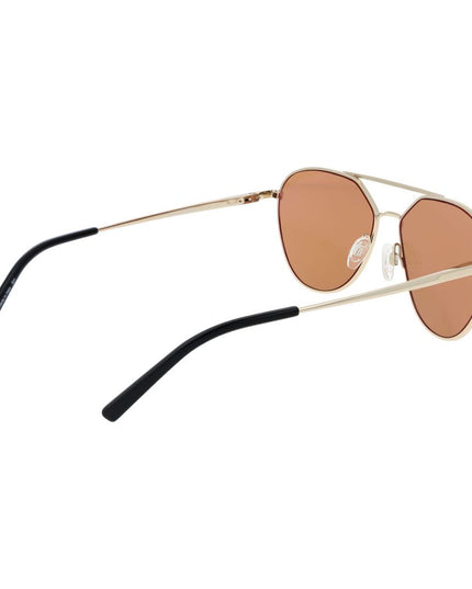Serengeti Gold Plastic Sunglasses