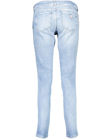 Guess Jeans Azzurro Organic Cotton Women Jeans