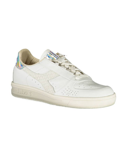 Diadora White Fabric Sneaker