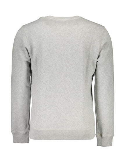 North Sails Gray Organic Cotton Men Sweater