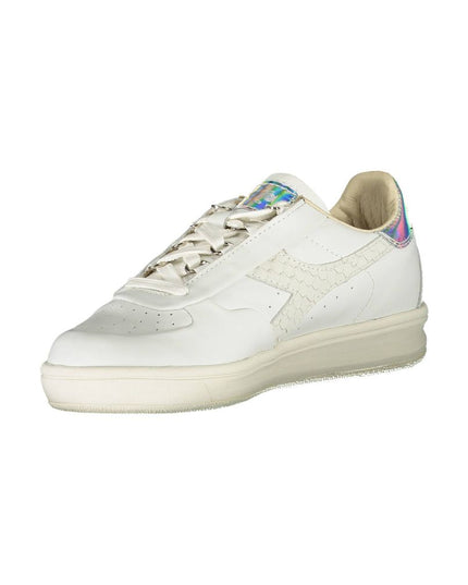 Diadora White Fabric Sneaker