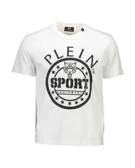 Plein Sport White Cotton T-Shirt