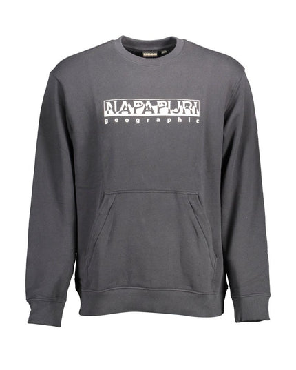 Napapijri Black Cotton Men Sweater
