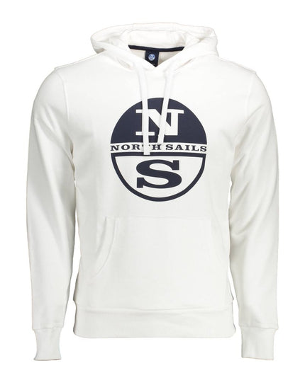 North Sails White Cotton Men Sweater