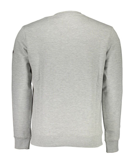North Sails Gray Cotton Men Sweater