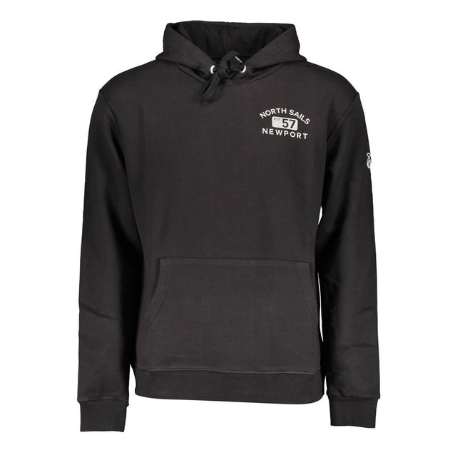 North Sails Black Cotton Men Sweater