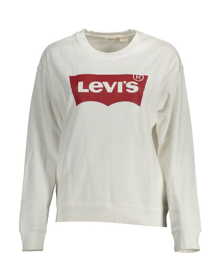 Levi's White Cotton Women Sweater