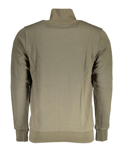 La Martina Green Cotton Men Sweater